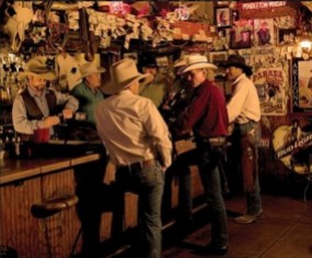 Cowboys at the Rusty Spur in Scottsdale, AZ