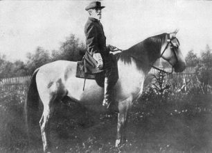 General Robert E. Lee mounted on Traveller - 1866